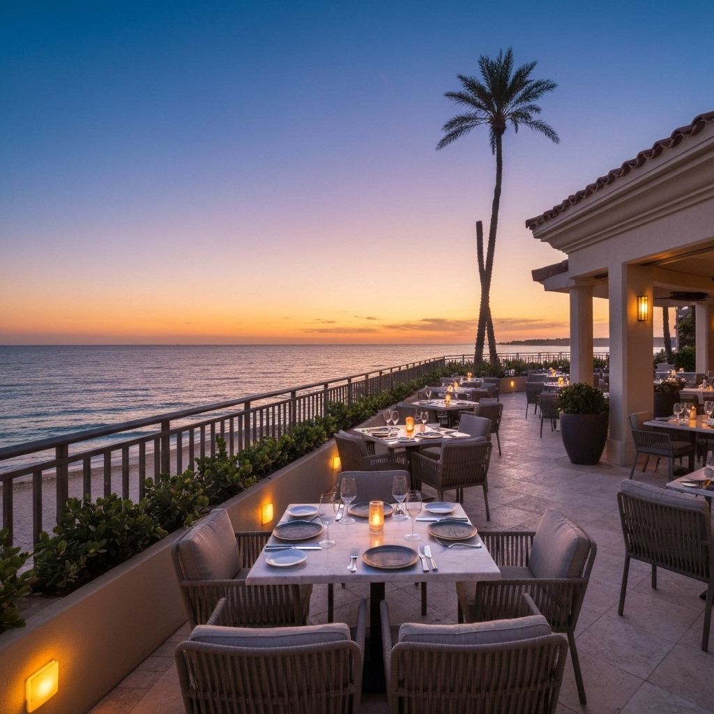 Outdoor Patio Dining with Ocean Views